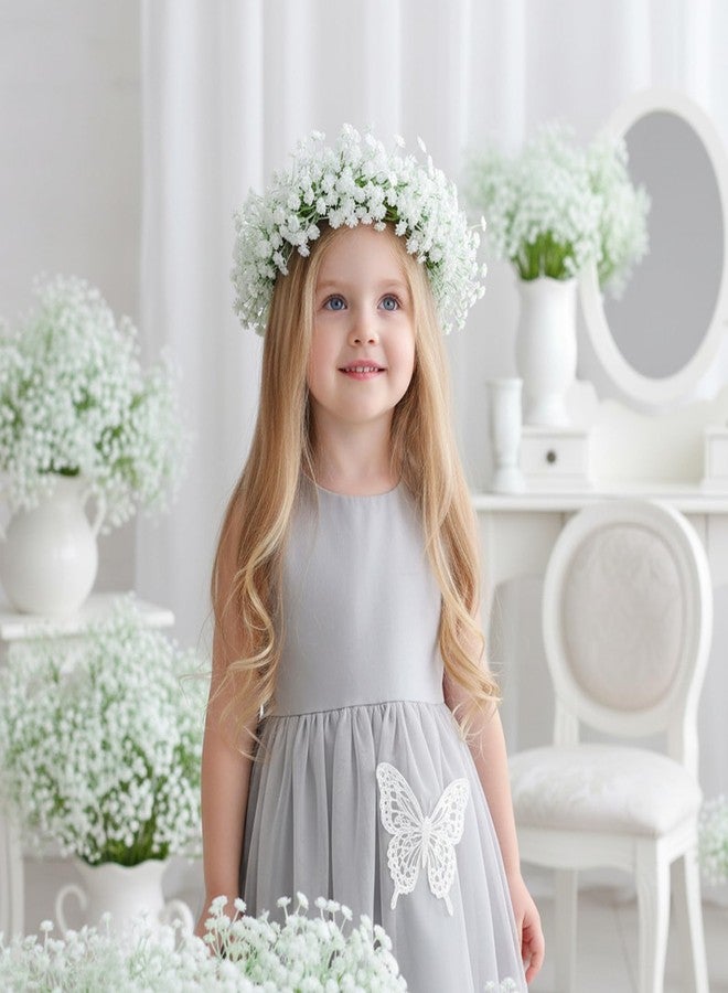 Caeuiciw 120PCS Baby Breath Artificial Flowers Babies Breath Flowers Artificial Bulk Faux Flower Bouquet White Flores Real Touch Fake Flower Arrangements Wedding Centerpieces Tables Decorations - Image 4