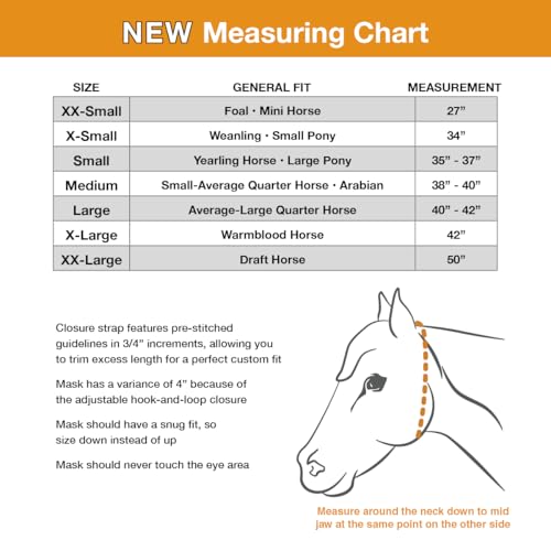 Cashel Crusader Fly Mask, Long Nose with Ears (Grey, Warmblood) - Image 3