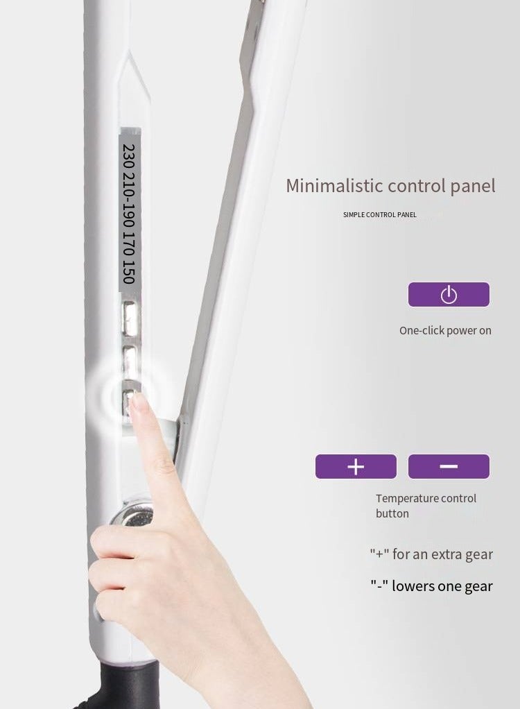 general 2-in-1 Ionic Hair Straightener & Curling Iron – Dual Styling with Ceramic Plates - Image 4