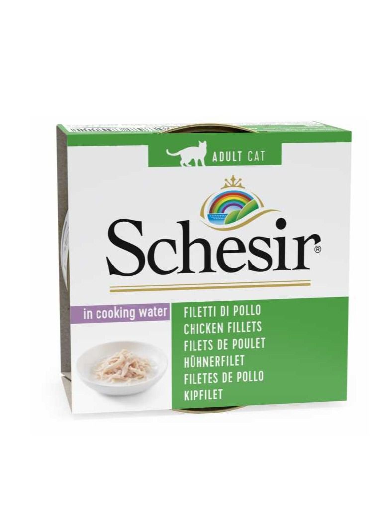 Schesir Cat Wet Food-Chicken Fillets Natural Style 85g - Image 1