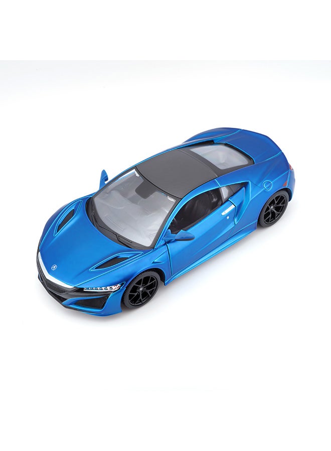 Maisto 1:24 2018 Acura NSX Matte Flat Light Blue Officially Licensed Scaled Replicas of Collectible Diecast Metal Models with Exquisite Interior & Exterior Detailing for All Ages - Image 5