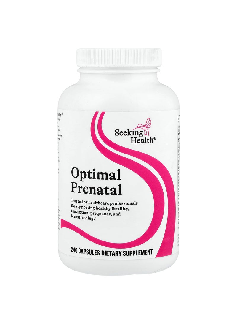 Seeking Health Optimal Prenatal, 240 Capsules