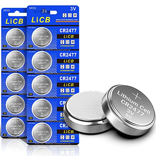 LiCB CR2477 3V Lithium Battery (Pack of 10) - Image 1