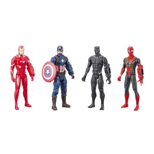 AVENGERS Marvel Avengers Endgame Titan Hero Series 12 Action Figures Captain America Iron Spider Black Panther and Iron Man 4 Action Figures - Image 5