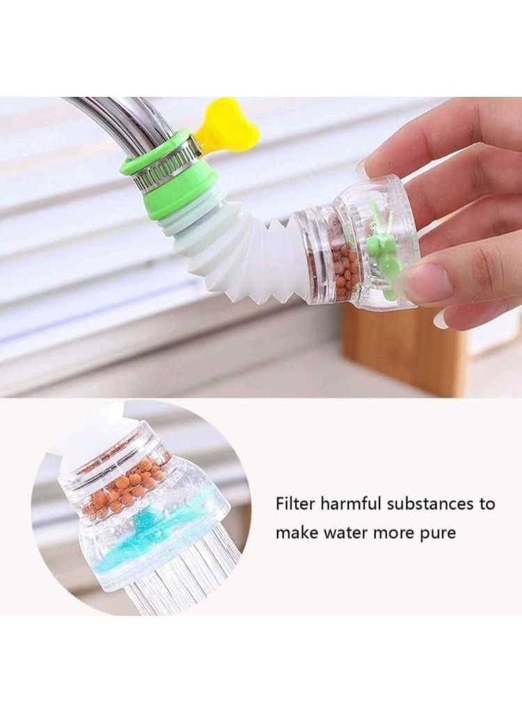 1 Pc Kitchen Faucet 360° Rotating Extension – Adjustable Flow Splash-Proof Sink Attachment, Flexible Water Tap Extender for Easy Cleaning – Random Color - Image 3