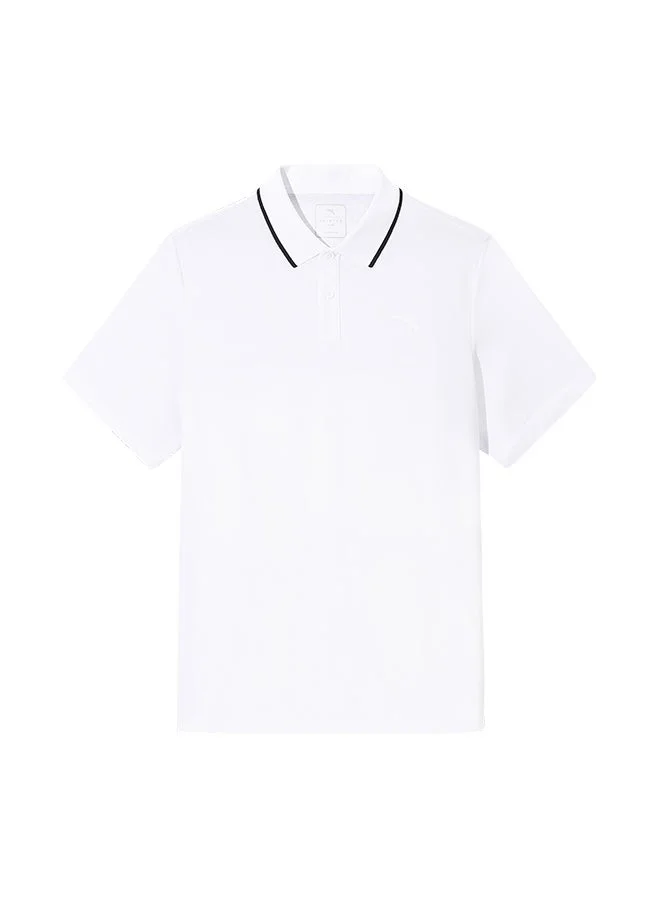 ANTA Regular Fit Workout Training Commute Short Sleeve Polo