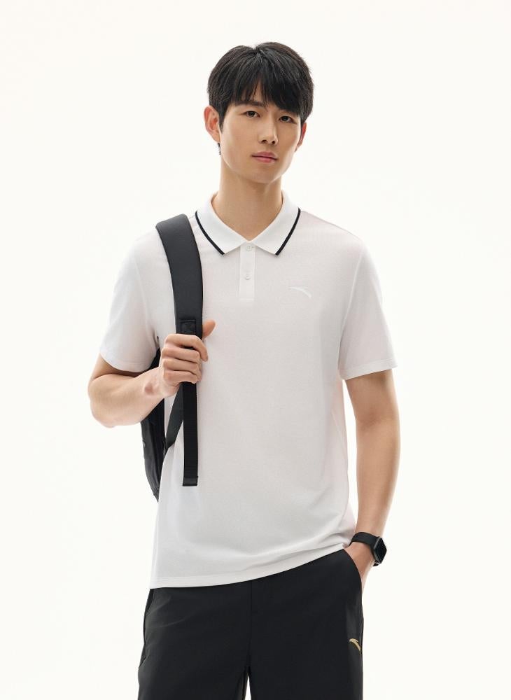 ANTA Men’s Quick-Dry Breathable Polo Shirt – Smart-Casual Comfort - Image 4