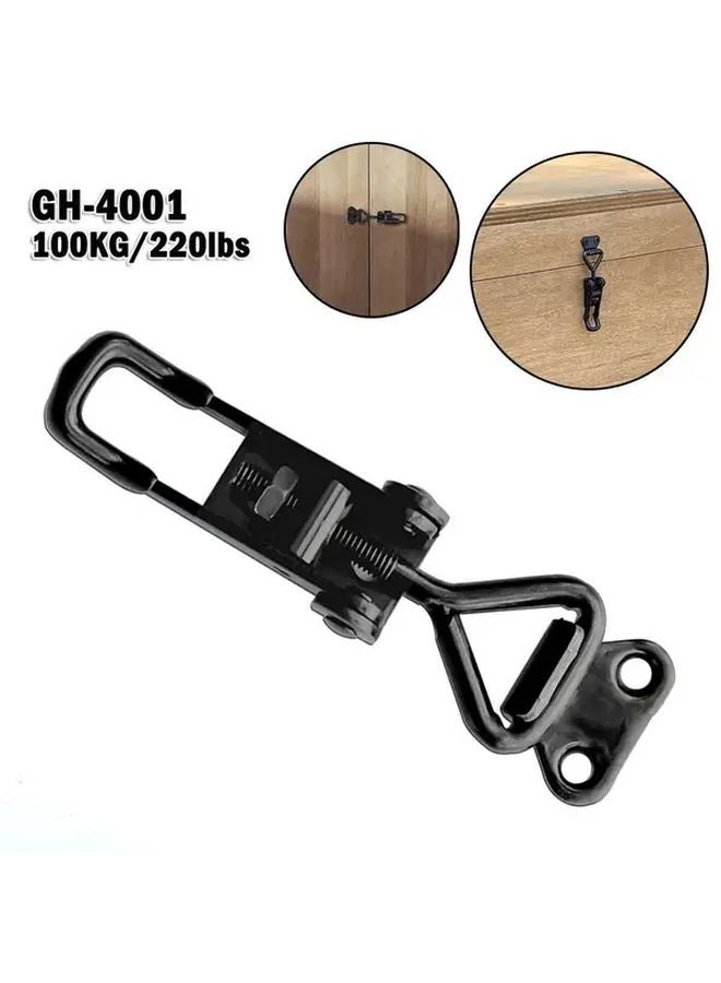 2pcs Heavy Duty Adjustable Quick Release Toggle Clamp 2200 Lbs Capacity Locking Mechanism - Image 3