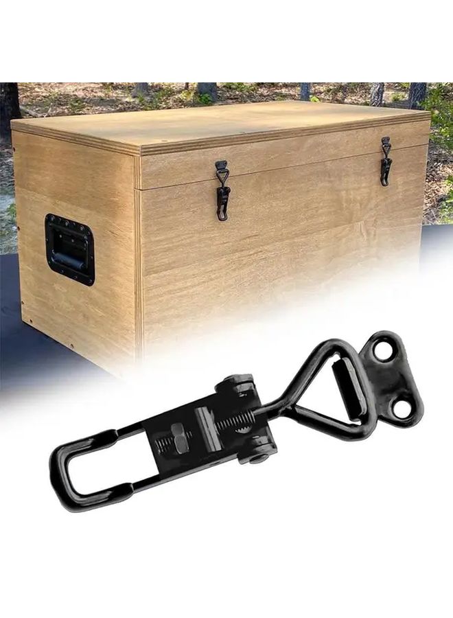 2pcs Heavy Duty Adjustable Quick Release Toggle Clamp 2200 Lbs Capacity Locking Mechanism - Image 4