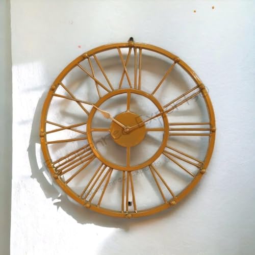Vintage Clock Iron Wall Clock Handcrafted for Living Room Home Office Decor/VC-90621-15 - Image 2