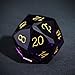 UDIXI 7Piece Glass Dice Set DD MultiFaceted DiamondCut Glass DND Dice for RPG Tabletop Games Purple - Image 4