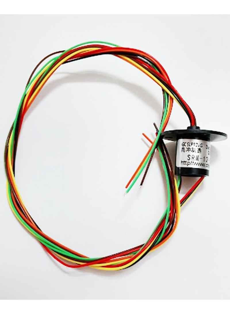 6 Wires 2A Conductive Slip Ring Electrical Contact Joint Rotary Connector - Image 3