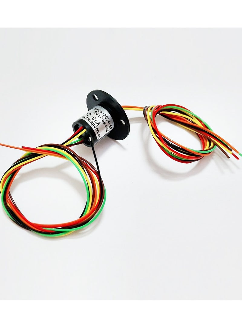 6 Wires 2A Conductive Slip Ring Electrical Contact Joint Rotary Connector - Image 4