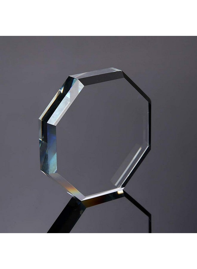 لوزين 2 قطع المهنية رمش تمديد لاصق الغراء البليت الكريستال الزجاج العين لاش قاعدة الوسادة صينية حامل حامل لتمديد الرموش وهمية ماكياج التجميل لوحة الأظافر أداة المثمن والمستطيل - Image 4