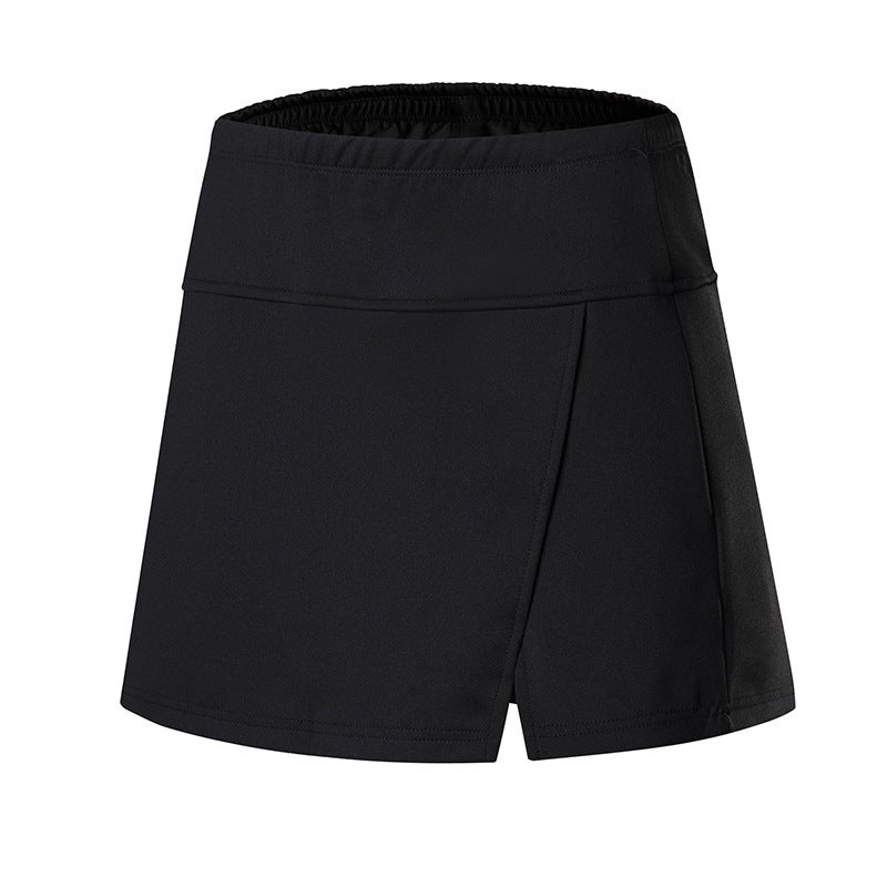 Generic Summer Slim Badminton Dress Set for Women Black Dress
