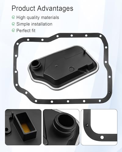TADYAO 4F27E FN4A Transmission Filter and Oil Pan Gasket Fit for Ford Focus Fiesta Tierra Ecosport Transit Connect Mazda 2 3 5 6 8 Verisa Biante Axela Wagon 19982018 Replaces FN0121500 32328D K71720 - Image 3