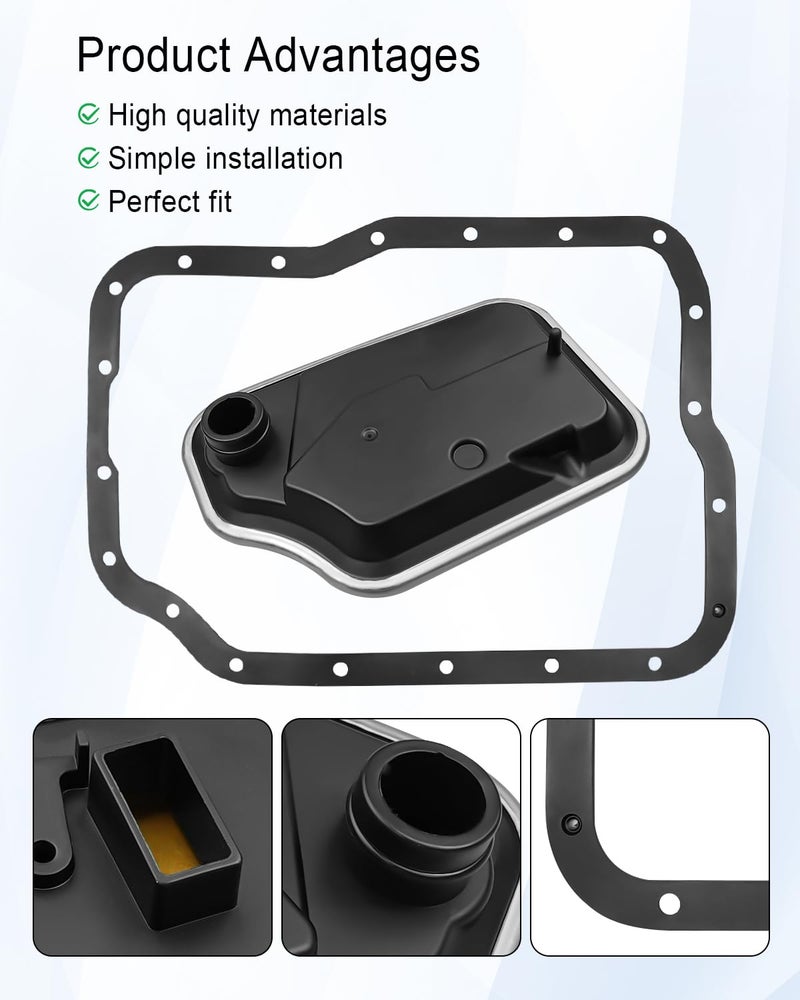 TADYAO 4F27E FN4A Transmission Filter and Oil Pan Gasket Fit for Ford Focus Fiesta Tierra Ecosport Transit Connect Mazda 2 3 5 6 8 Verisa Biante Axela Wagon 19982018 Replaces FN0121500 32328D K71720 - Image 4
