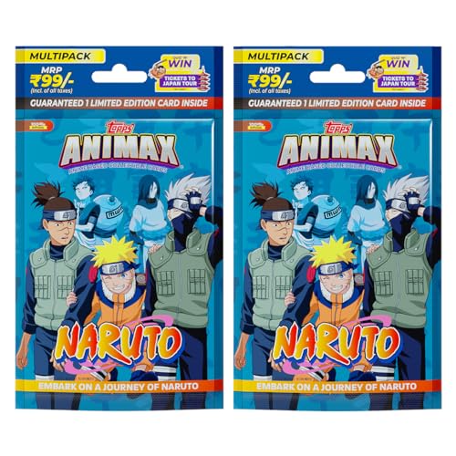 Topps Animax 2024 Official Naruto Collectible Card Game(Multipack of 2) - Image 1
