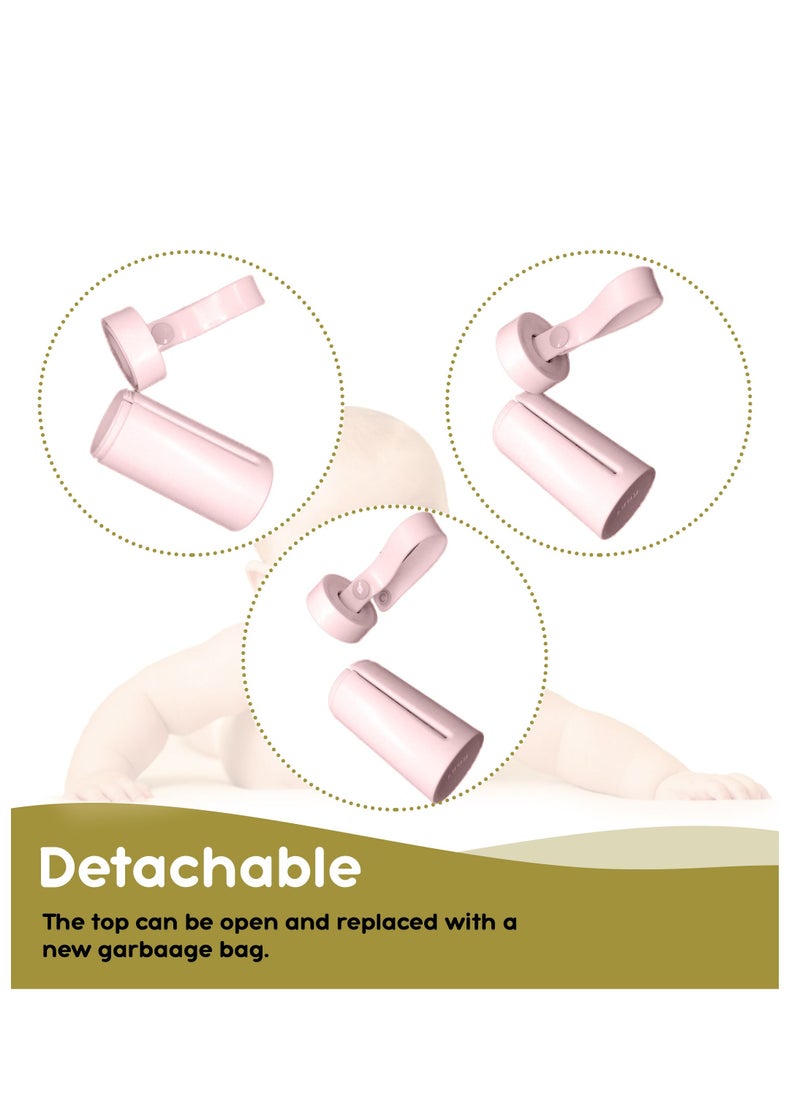 Luqu Diaper Disposal Bag Dispenser with 2 Biodegradable Garbage Bag Rolls - Pack Of 3