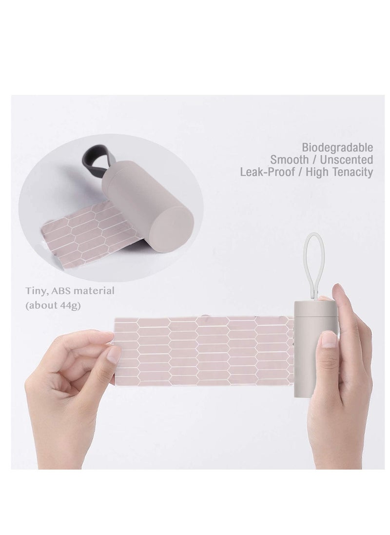 Luqu Diaper Disposal Bag Dispenser with 2 Biodegradable Garbage Bag Rolls - Pack Of 3