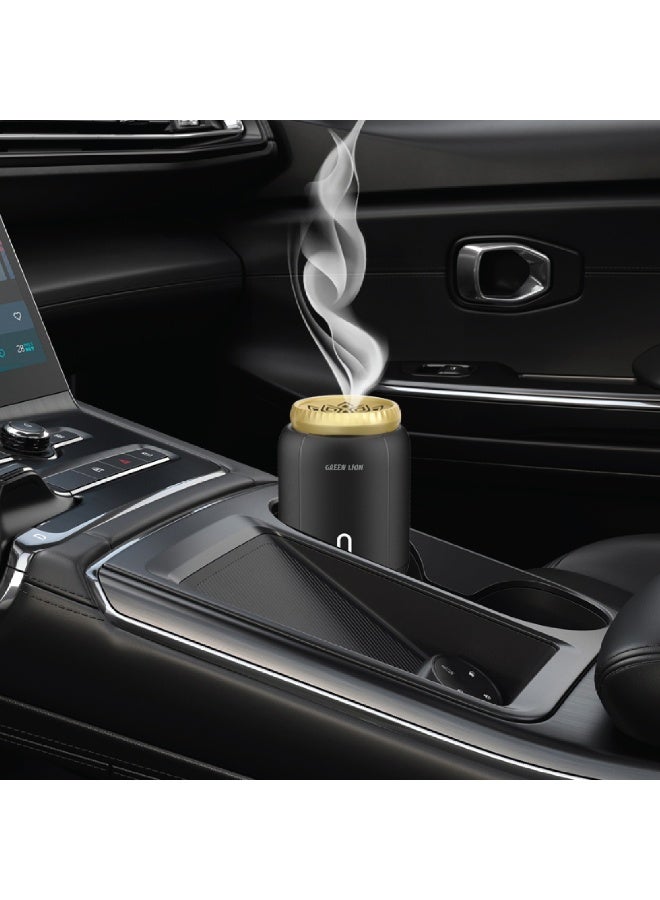 GREEN LION Ember Bakhour Burner with 15 Times Burning Cycle , 90 Seconds Auto Off , USB-C Recharging , Safe & Non-Toxic , Portable For Home Car - Black - Image 3