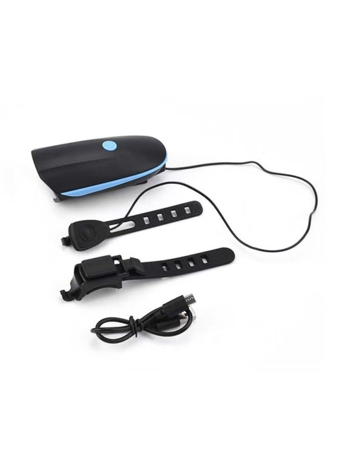 إسكدنيا 7588 مصباح دراجة جبلية مصباح أمامي للدراجة مصباح يدوي قوي للشحن معدات ركوب الدراجات إكسسوارات تناسب ركوب الليل - اللون: أخضر ضوء السيارة 【مصباح أمامي قابل لإعادة الشحن + مكبر صوت】 - Image 5