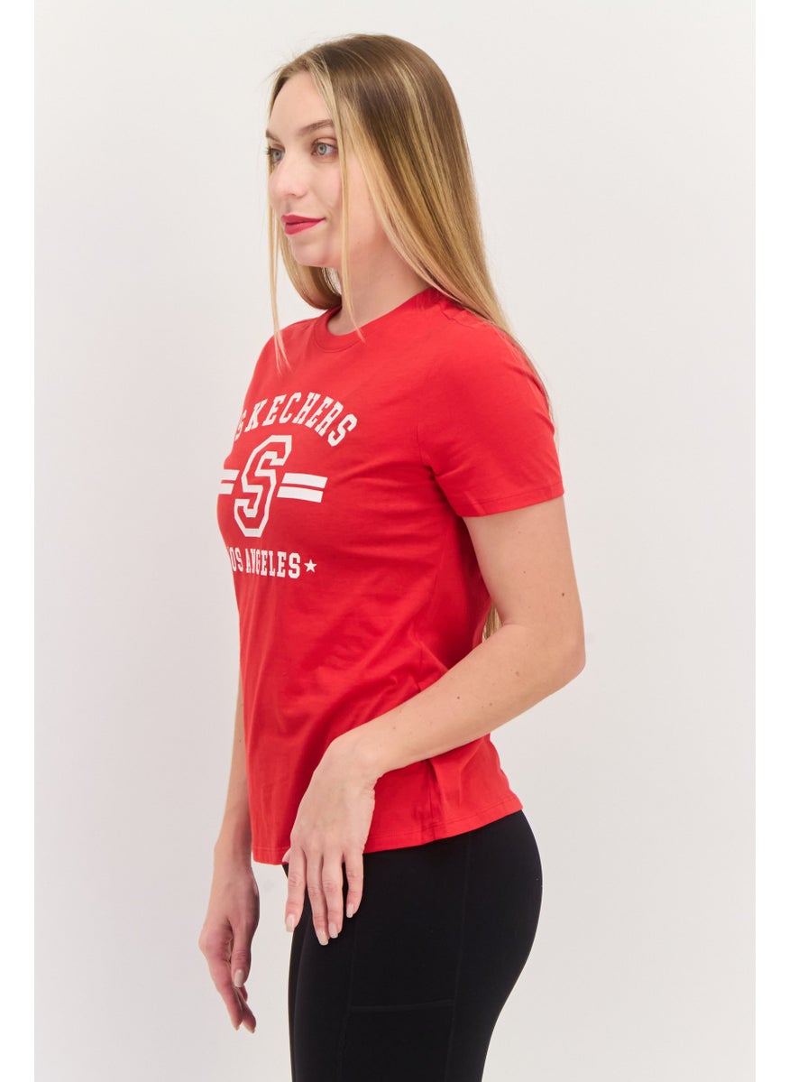 Women Sportswear Fit Short Sleeve Outdoor T-Shirt, Red - pzsku/ZA23D9EA40B3F9A20ECCAZ/45/_/1739715410/b56f51e3-c951-4ef2-85a6-8a8d05d2cf5c