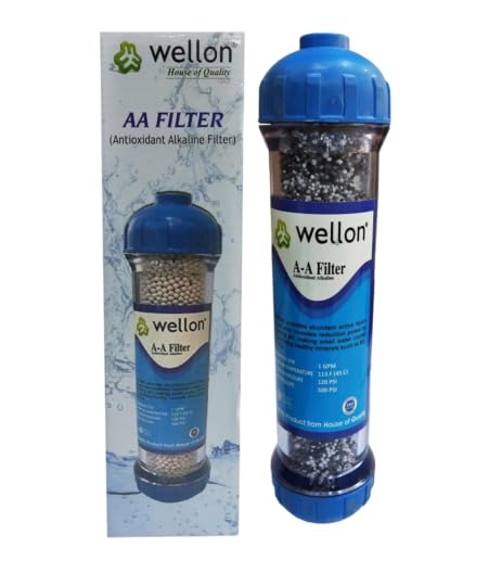 Wellon Antioxidant Alkaline Anti Bacterial Water inLine Filter 2 Diameter x 8 Long with 14 Connectors Long LifeTime of 612 Months and Natural Rock for All Type of Water Filter Purifiers - Image 3