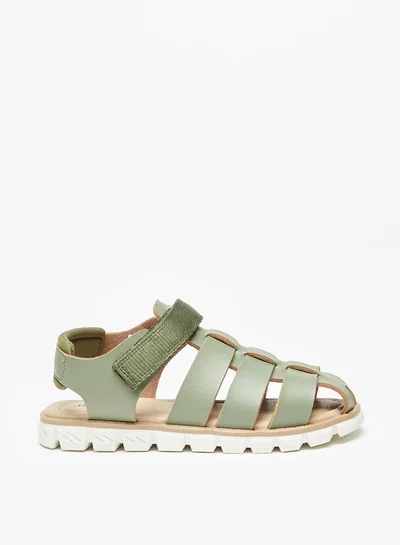 جونيورز Boys Fisherman Sandals With Hook And Loop Closure
