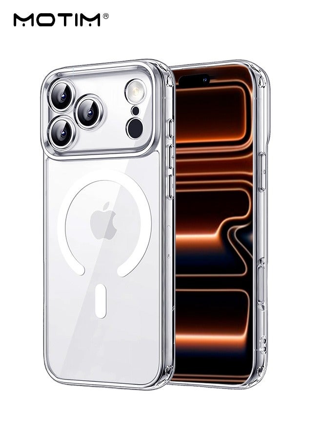 Motim iPhone 17 Pro Max Clear Magnetic Case, Slim Scratch Resistant Anti-Drop iPhone 17 Pro Max Cover with MagSafe, Shockproof Protective Phone Case for iPhone 17 Pro Max - Image 1