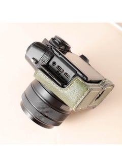 Generic Fuji XT30 Camera Bag Leather Case XT5 XS10 X100V XS20 Base Camera Case Protection-Color:XS10 [PU] Black  - Image 3