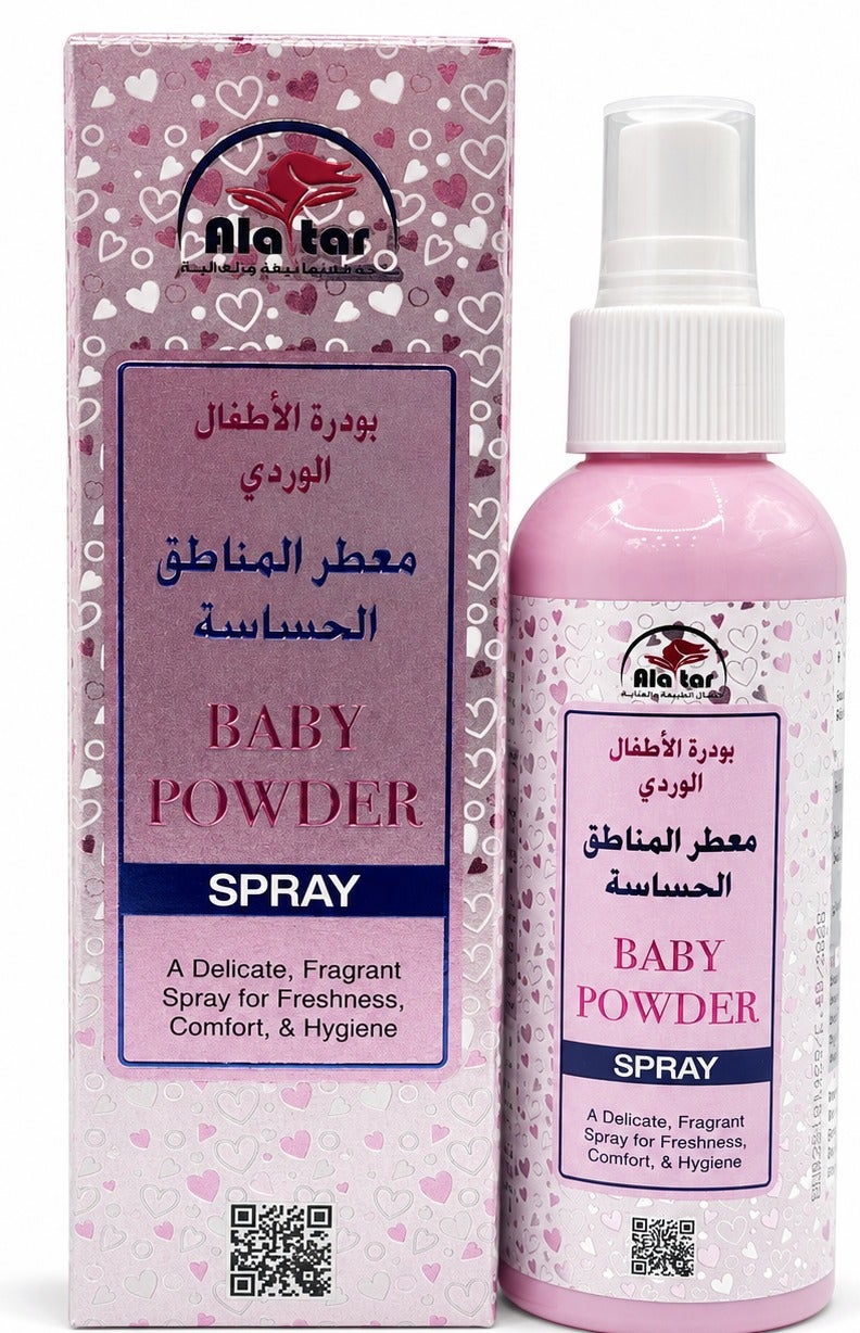 alattar Pink Baby Powder Spray 100 ml - Image 1