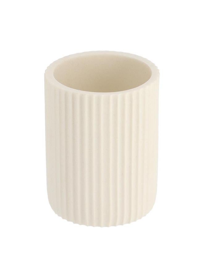 تيندانس كوب حمام دائري الشكل من مادة البولي راتنج غير اللامعة، أبيض اللون 61103100 - Image 1