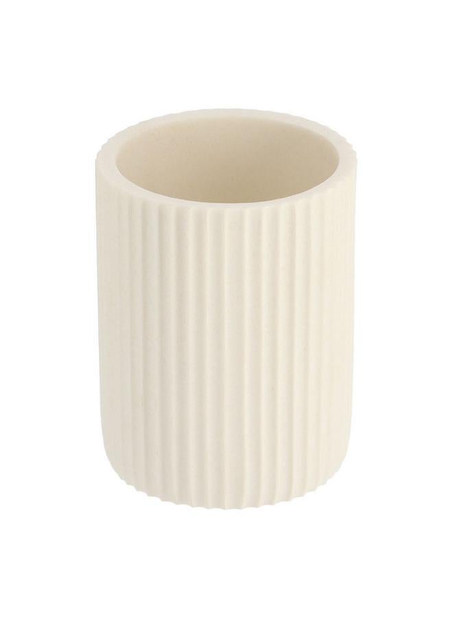 تيندانس كوب حمام دائري الشكل من مادة البولي راتنج غير اللامعة، أبيض اللون 61103100 - Image 2