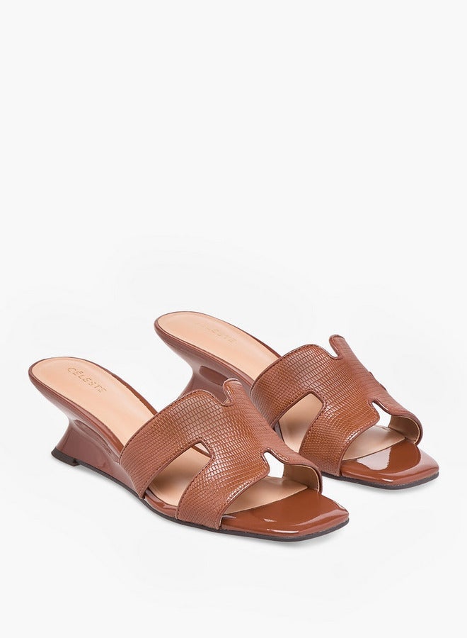 سيليست صنادل نسائية مفتوحة بكعب إسفين - Image 3