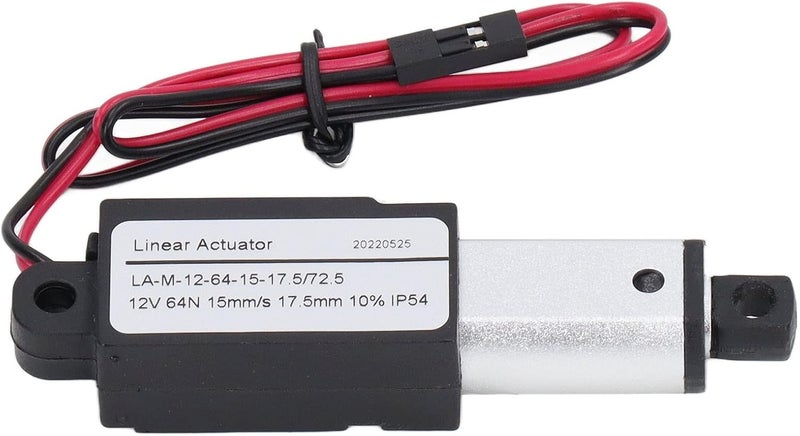 Dioche Electric Micro Linear Actuator Aluminum ABS Circuit End Limit Switch Mini Motion Actuator for Agricultural Machinery 12V (17.5mm) - Image 1