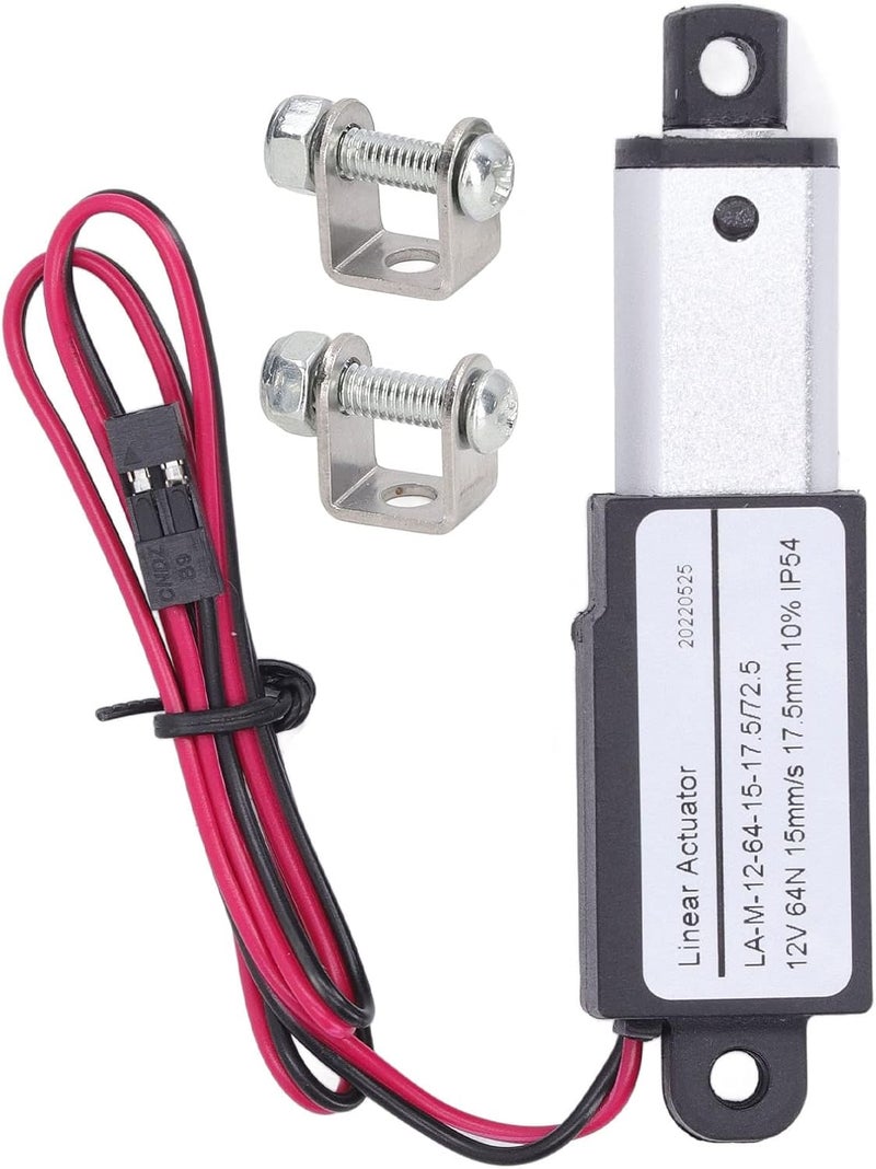 Dioche Electric Micro Linear Actuator Aluminum ABS Circuit End Limit Switch Mini Motion Actuator for Agricultural Machinery 12V (17.5mm) - Image 5