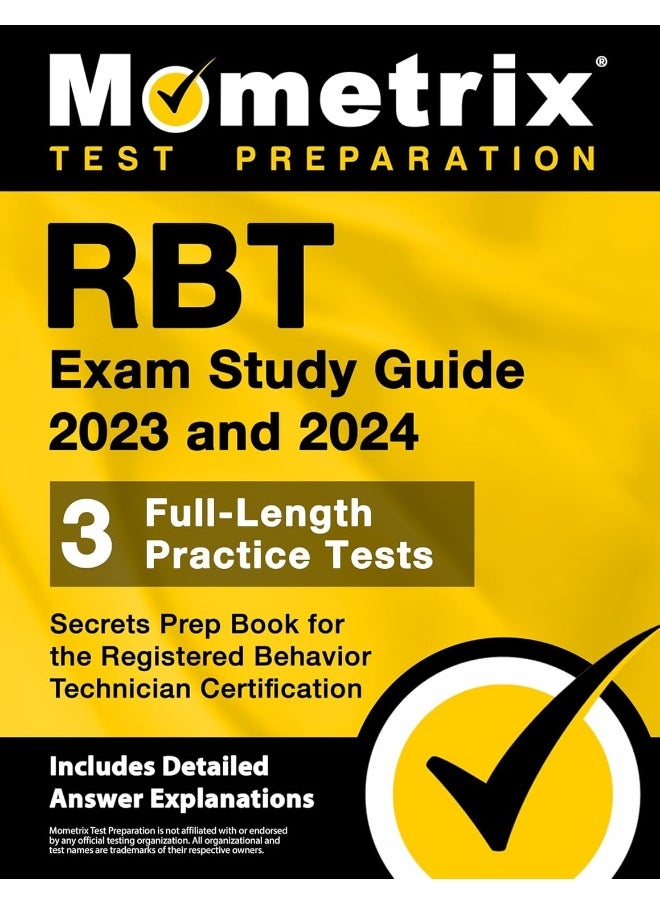 null - Rbt Exam Study Guide 2023 and 2024 - 3 Full-Length Practice Tests, Secrets Prep Book for the Registered Behavior Technician Certification: [Includes Detailed Answer Explanations] - Image 1