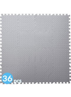 Reelyo 6/12/24/36 PCS EVA Foam Play Mat Square Kids Playmat with Solid Colored 1.2CM Thickened Interlocking Foam Floor Tiles Puzzle Play Mat for Baby Crawling Playing  - Image 2