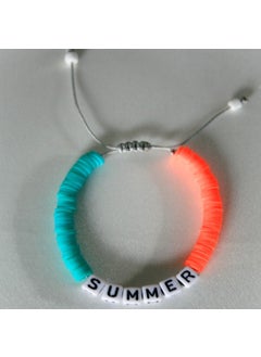 Slons Aksesuar Slons Accessories Fimo Bracelet Summer Written  - Image 2