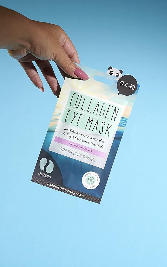 Oh K Under Eye Mask For Tired and Puffy Eyes Depuffing With Added Ginseng Vegan and Cruelty Free 13g - Image 4