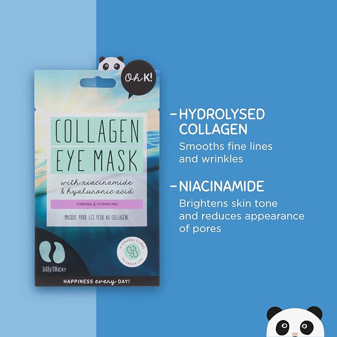 Oh K Under Eye Mask For Tired and Puffy Eyes Depuffing With Added Ginseng Vegan and Cruelty Free 13g - Image 3