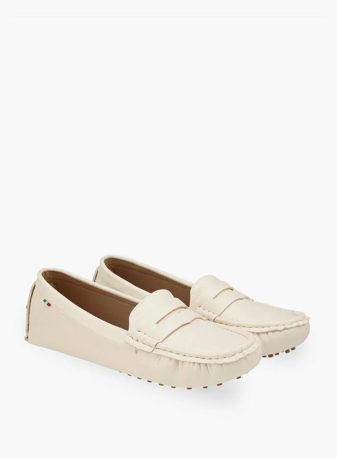Renzo Ruganni Women Textured Loafers