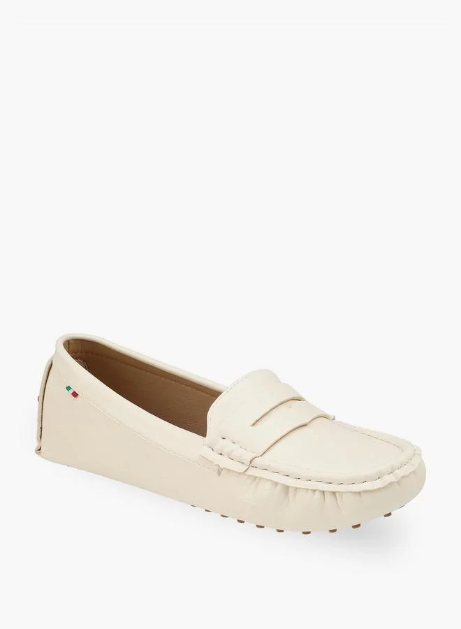 Renzo Ruganni Women Textured Loafers