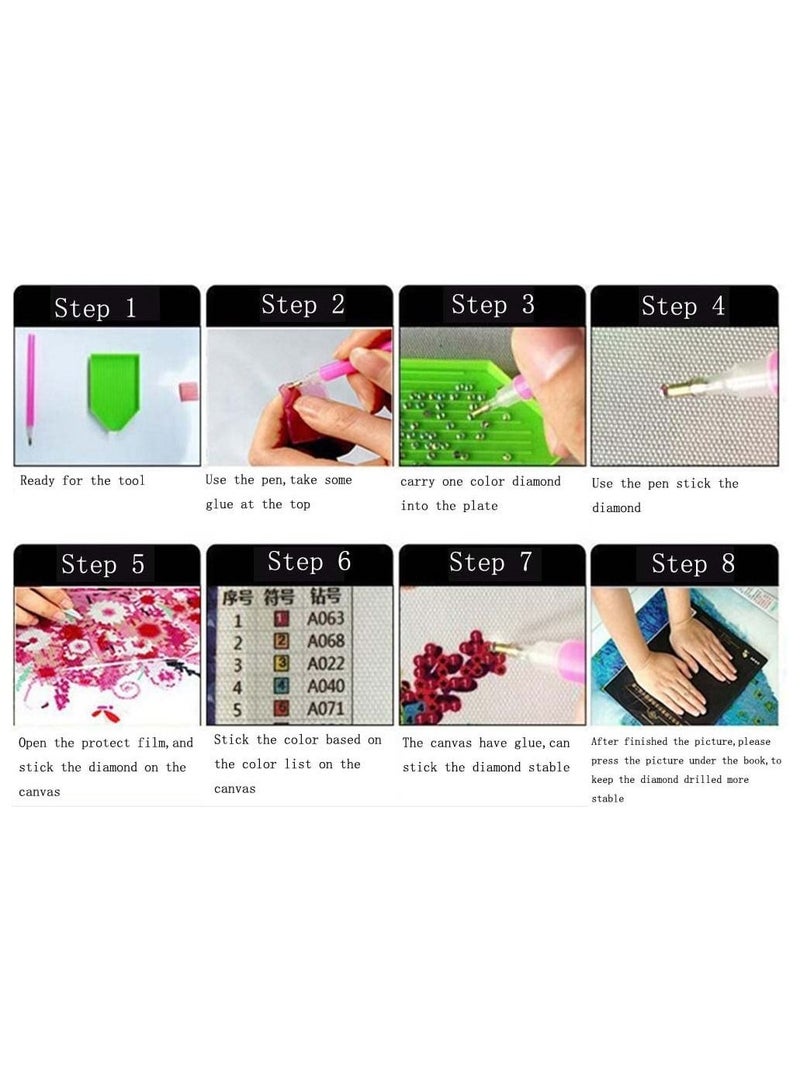 SYOSI DIY 5D Diamond Painting Pattern 11.8*15.7 inch - Image 5