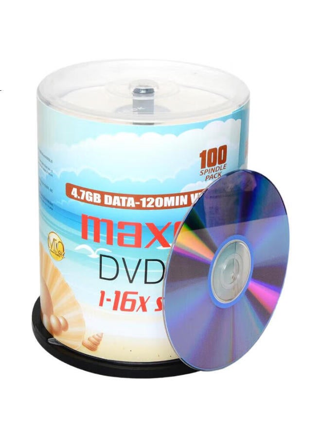 Maxell Maxell Dvd-R Discs, Recordable Discs, Blank Discs, Optical Discs, M2 Series 16X 4.7Gb, Pearl White, 100 Pieces In A Barrel - Image 3