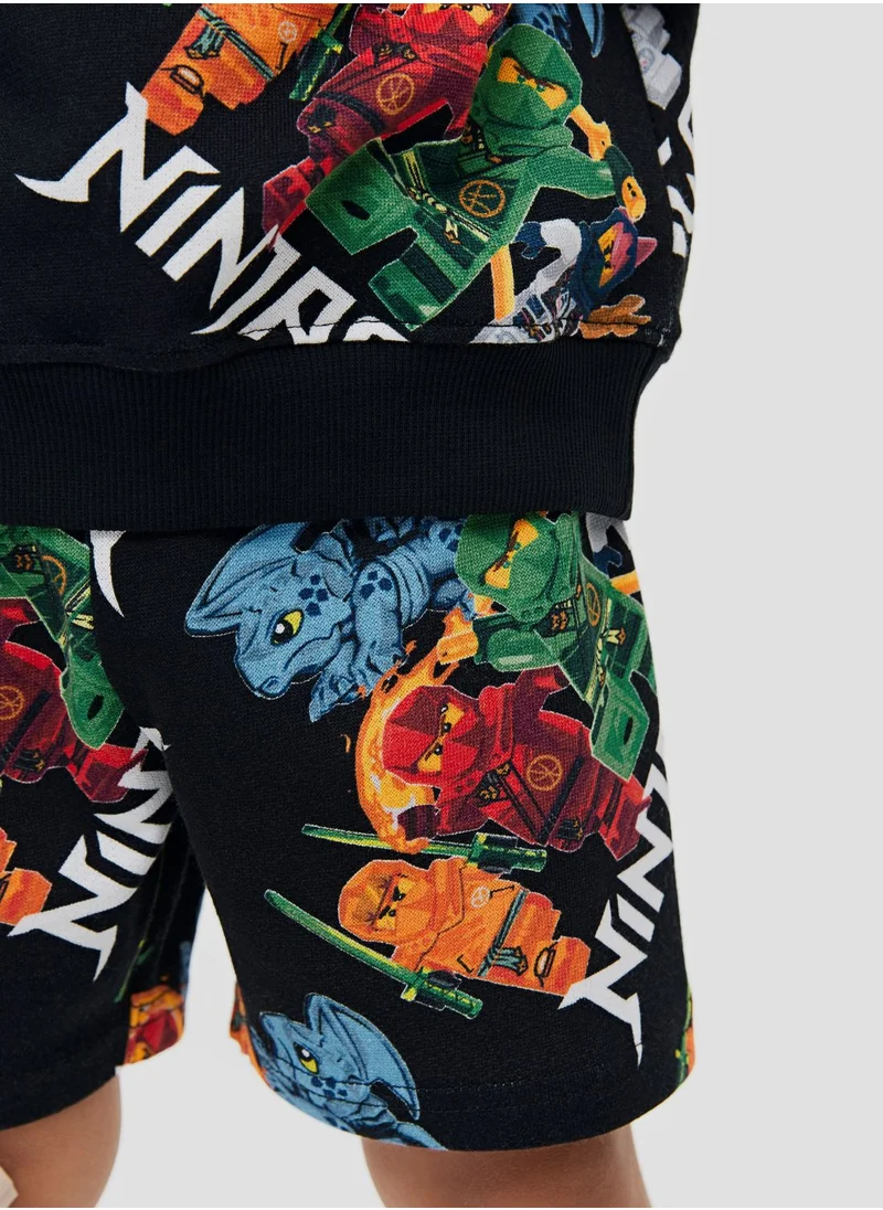 اتش اند ام Kids Graphic Printed Pull-On Shorts