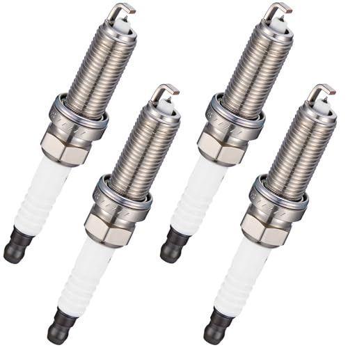 BDFHYK 91215 Double Iridium Spark Plugs Compatible with Nissan 20112017 Juke 2016 Murano 20142015 PathfinderCompatible with INFINITI 20142017 QX60 Replacement for XP5683 DILKAR7C9H Set of 4 - Image 1