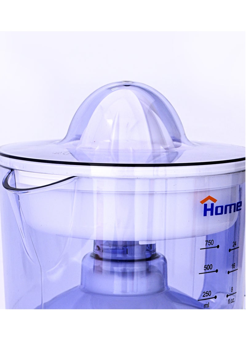 Home Power Juicer: 220/240V - 60/50Hz - 40 Watt. Capacity: 0.75 liters. 2 pressure cone. Rotate in two directions. They are distinguished by the presence of a colander in them. Automatic shutdown when pressure is off.  - Image 4