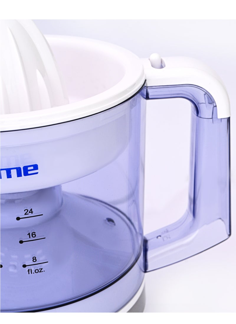 Home Power Juicer: 220/240V - 60/50Hz - 40 Watt. Capacity: 0.75 liters. 2 pressure cone. Rotate in two directions. They are distinguished by the presence of a colander in them. Automatic shutdown when pressure is off.  - Image 3